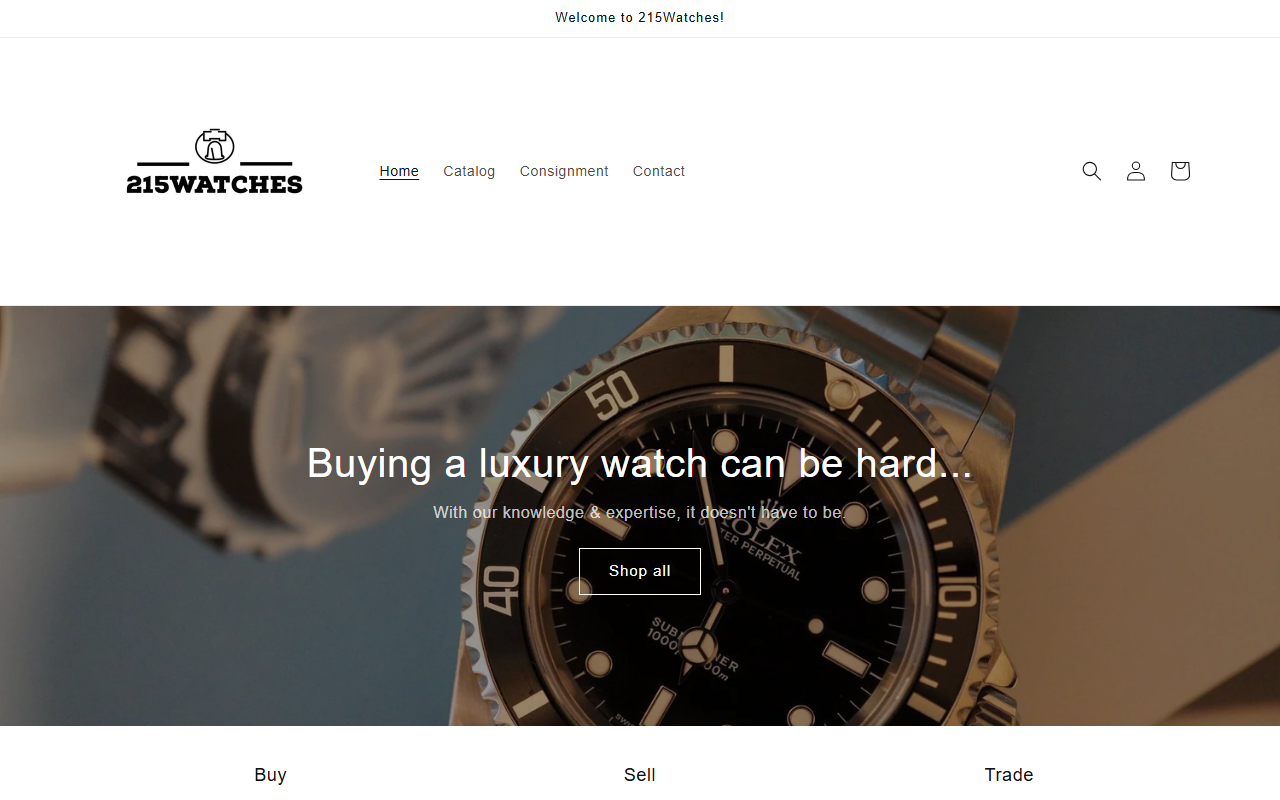 215watches.com screenshot