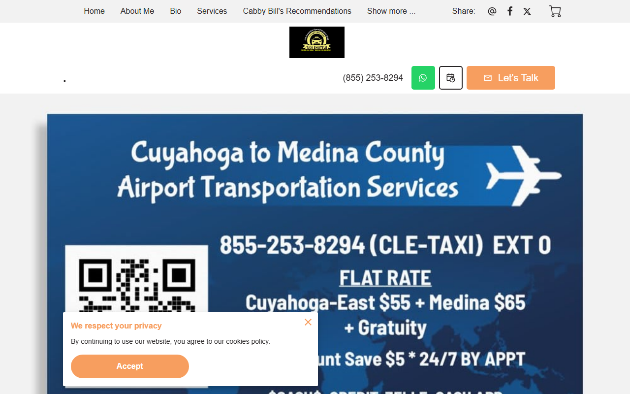 216365taxi.com screenshot