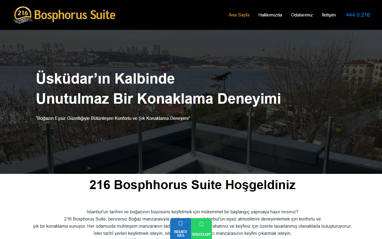 216bosphorus.com screenshot