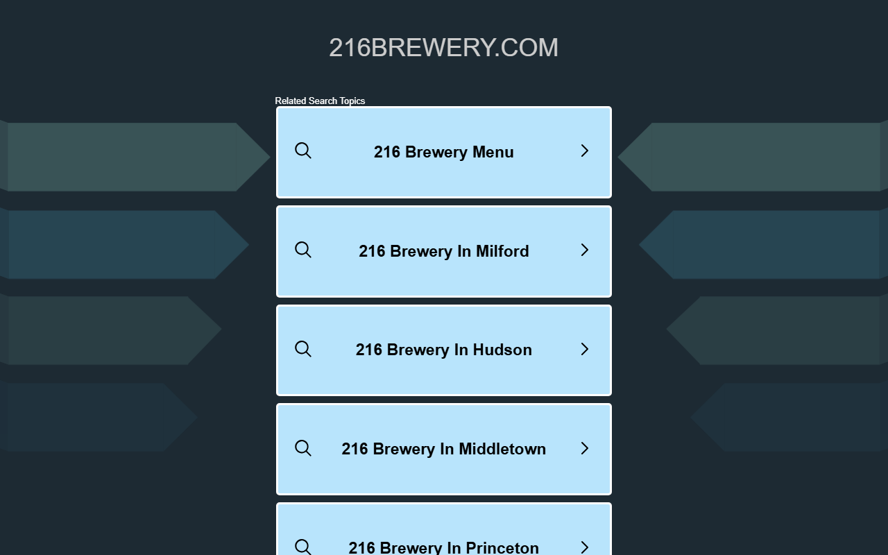 216brewery.com screenshot