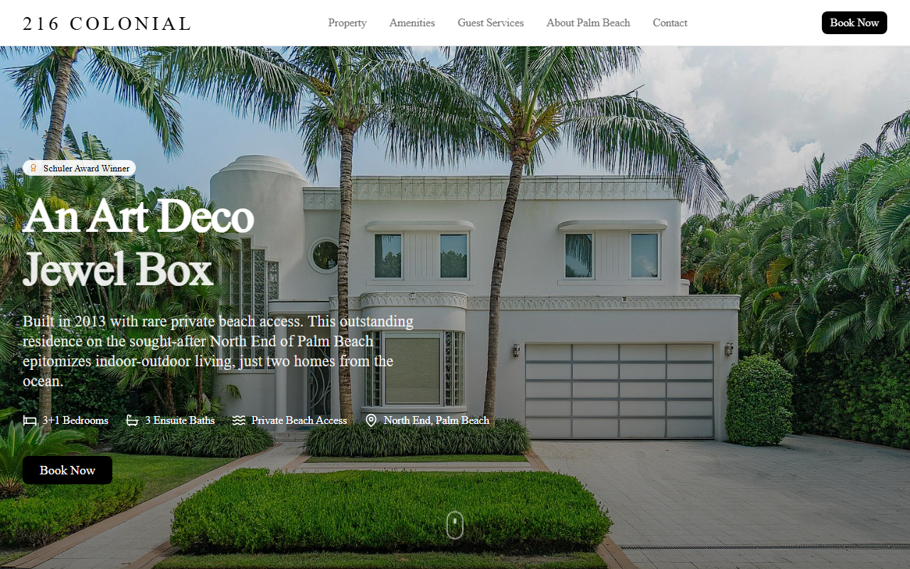 216colonial.com screenshot