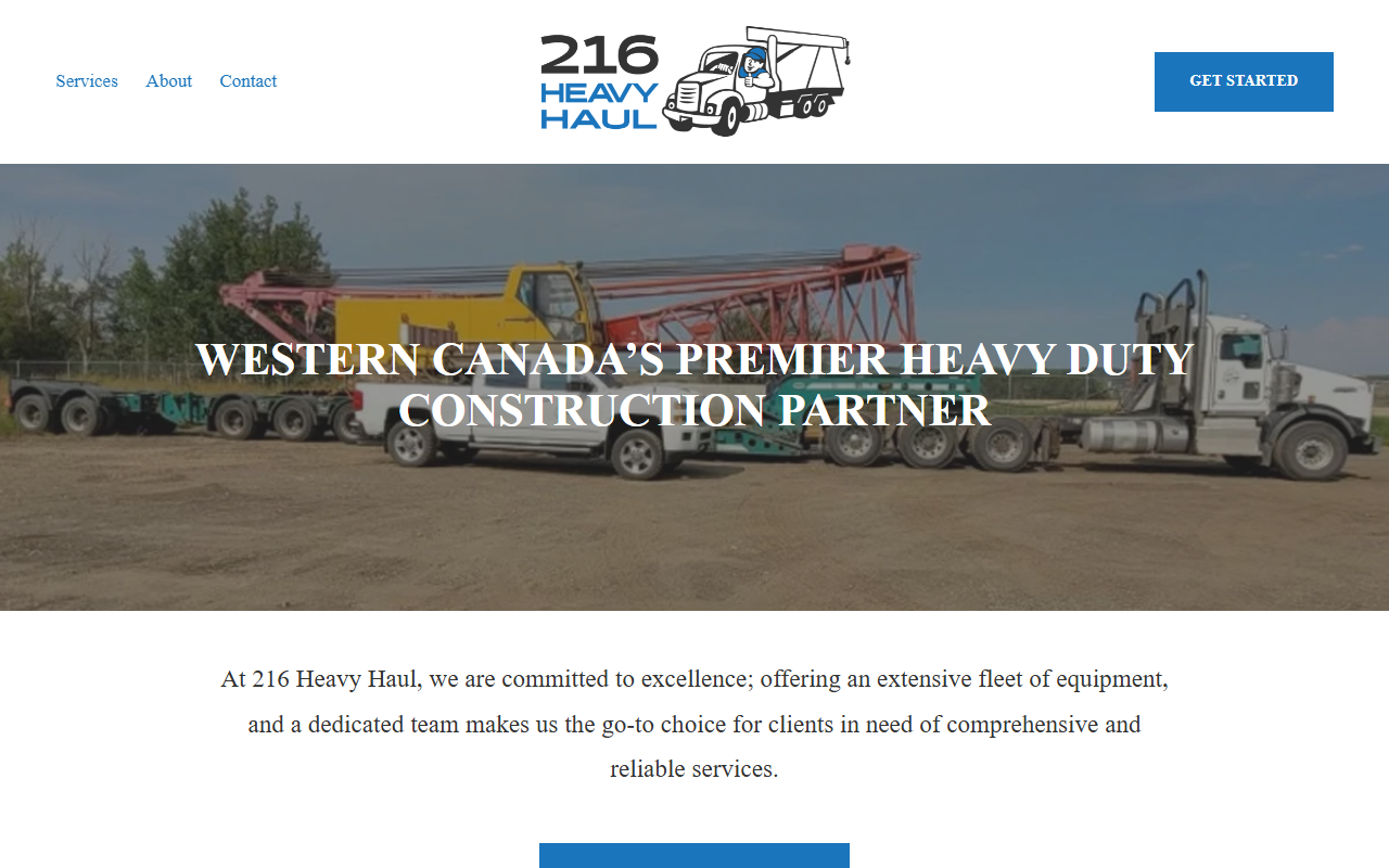 216heavyhaul.com screenshot