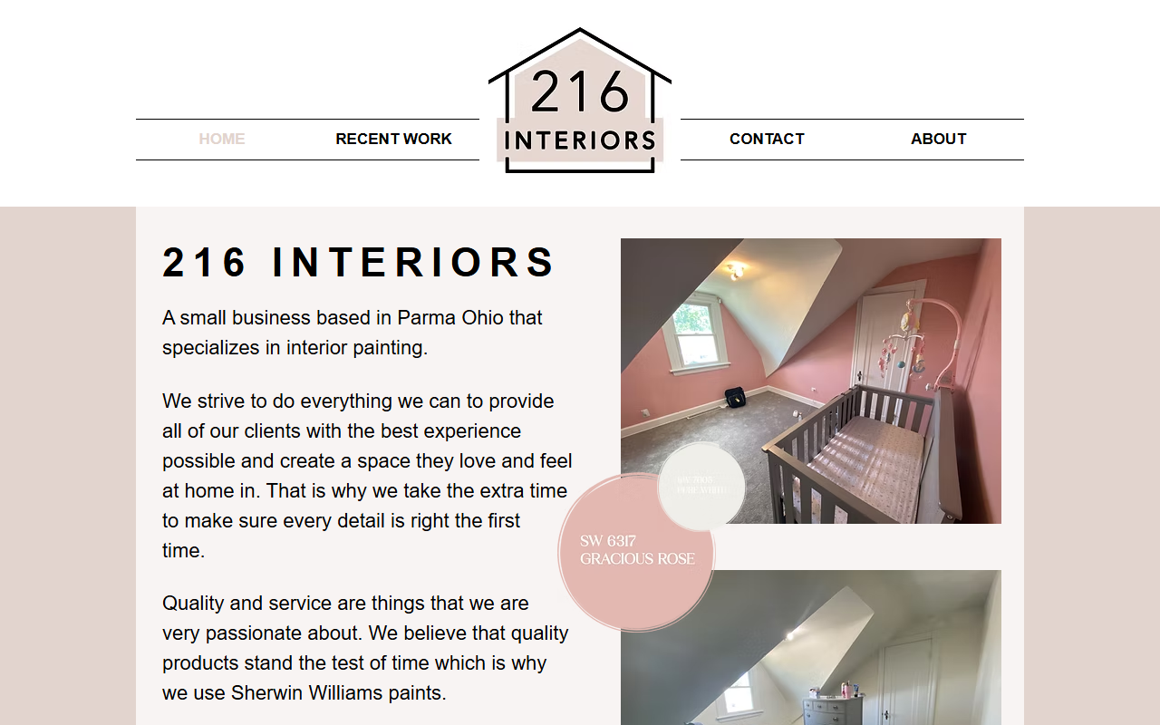 216interiors.com screenshot