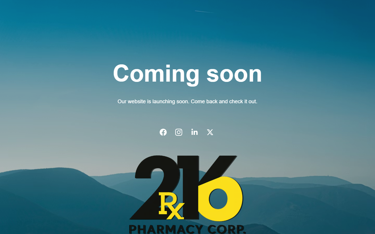 216pharmacycorp.com screenshot