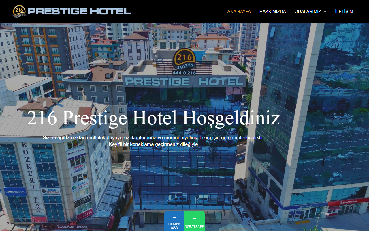 216prestigehotel.com screenshot