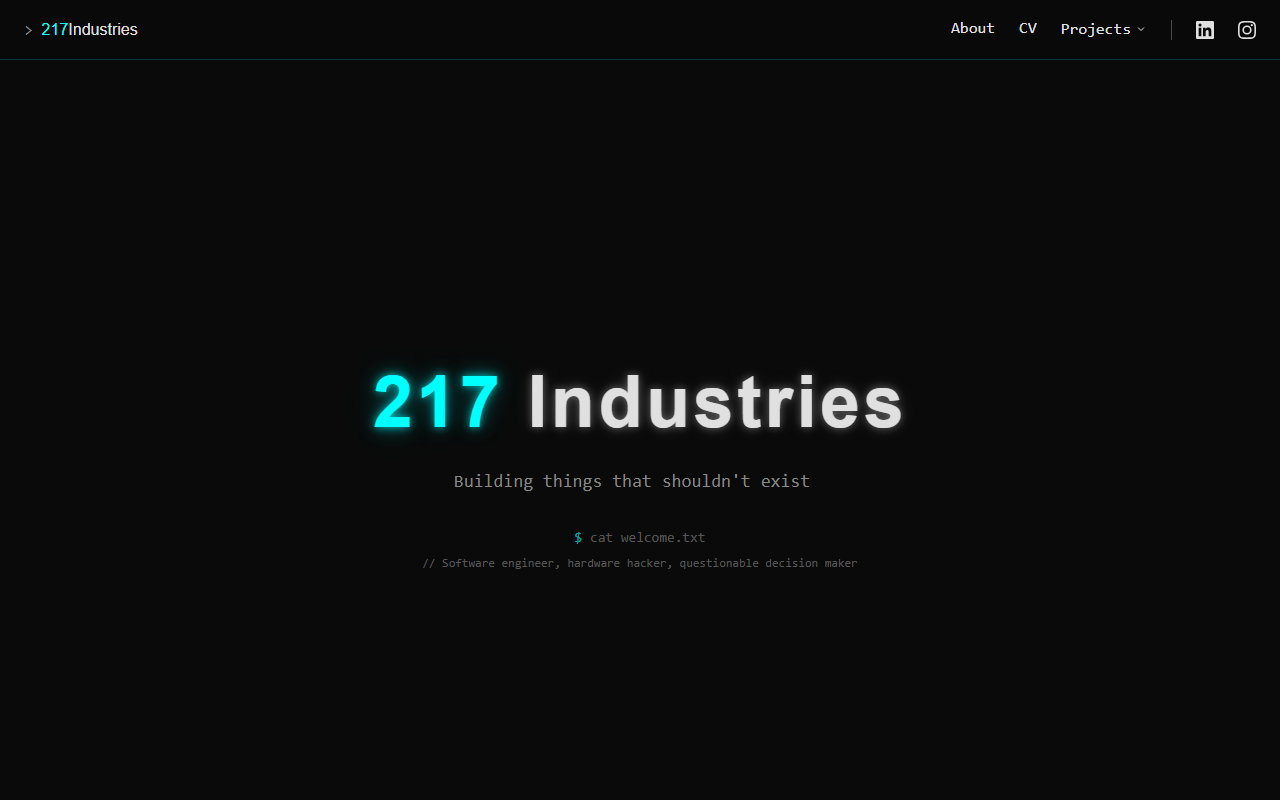217industries.com screenshot