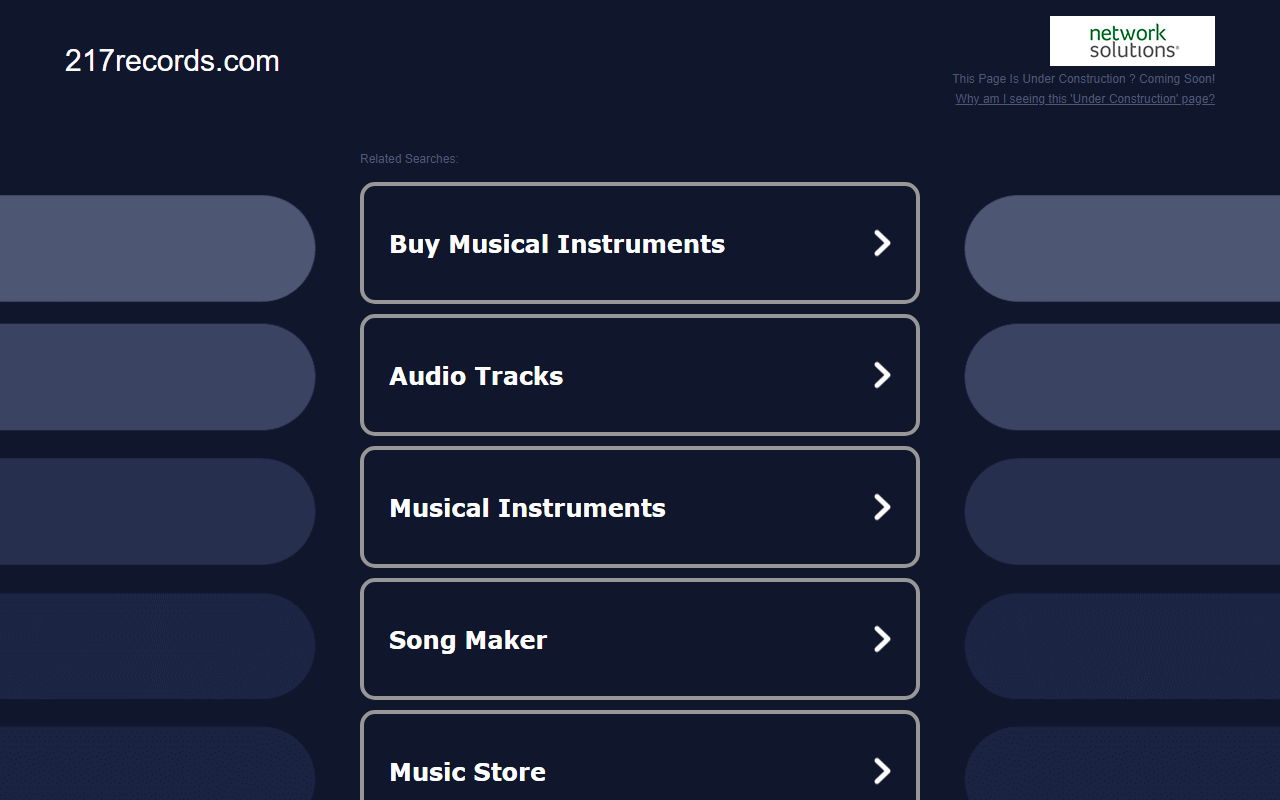 217records.com screenshot