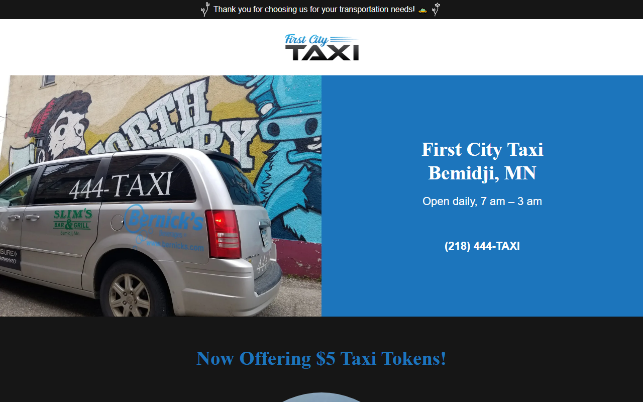 218444taxi.com screenshot