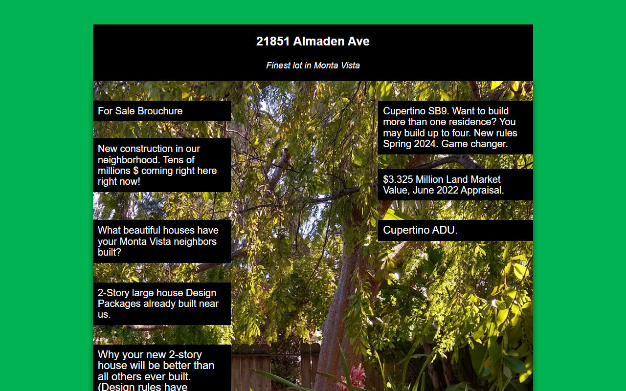 21851almaden.com screenshot