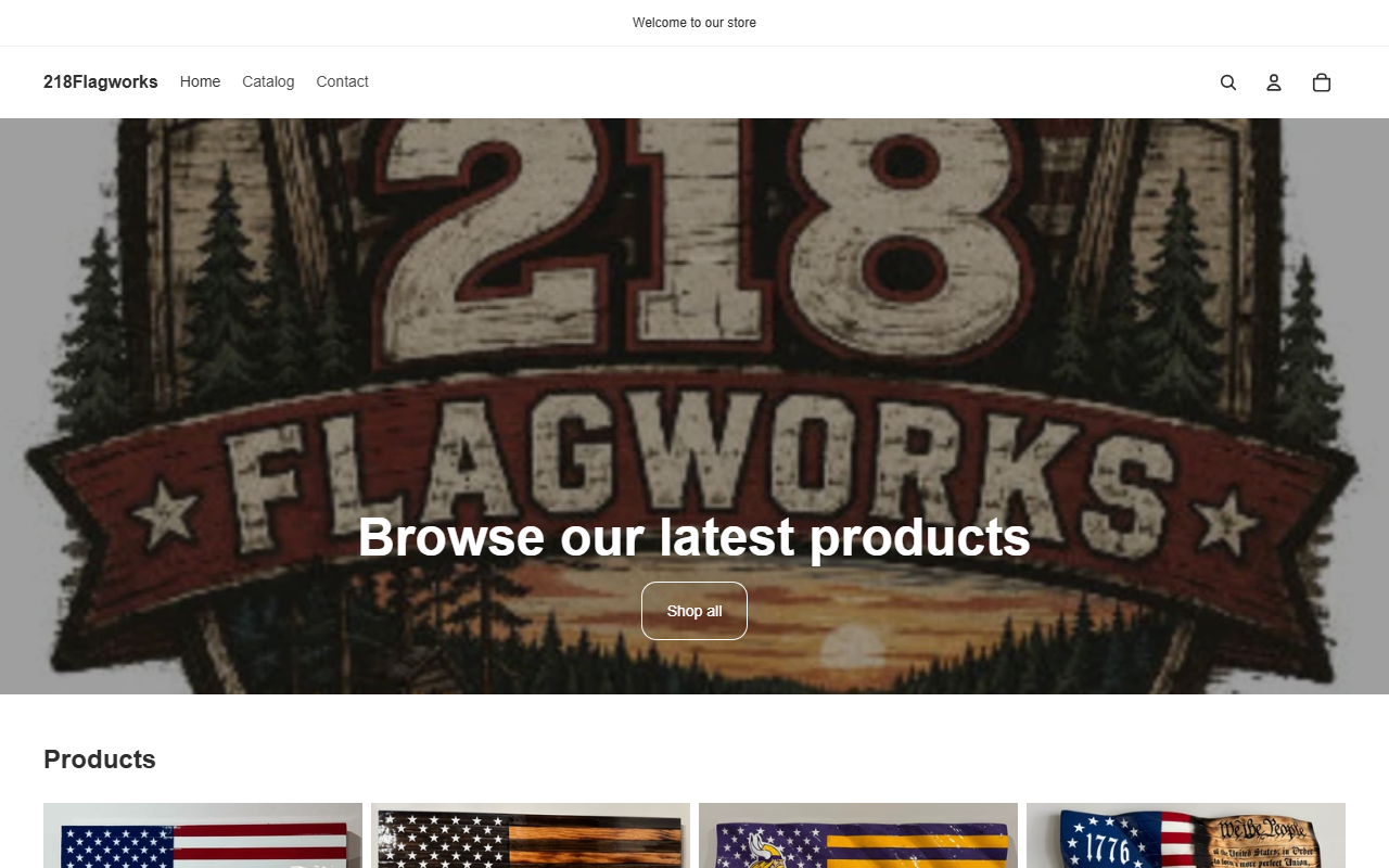 218flagworks.com screenshot