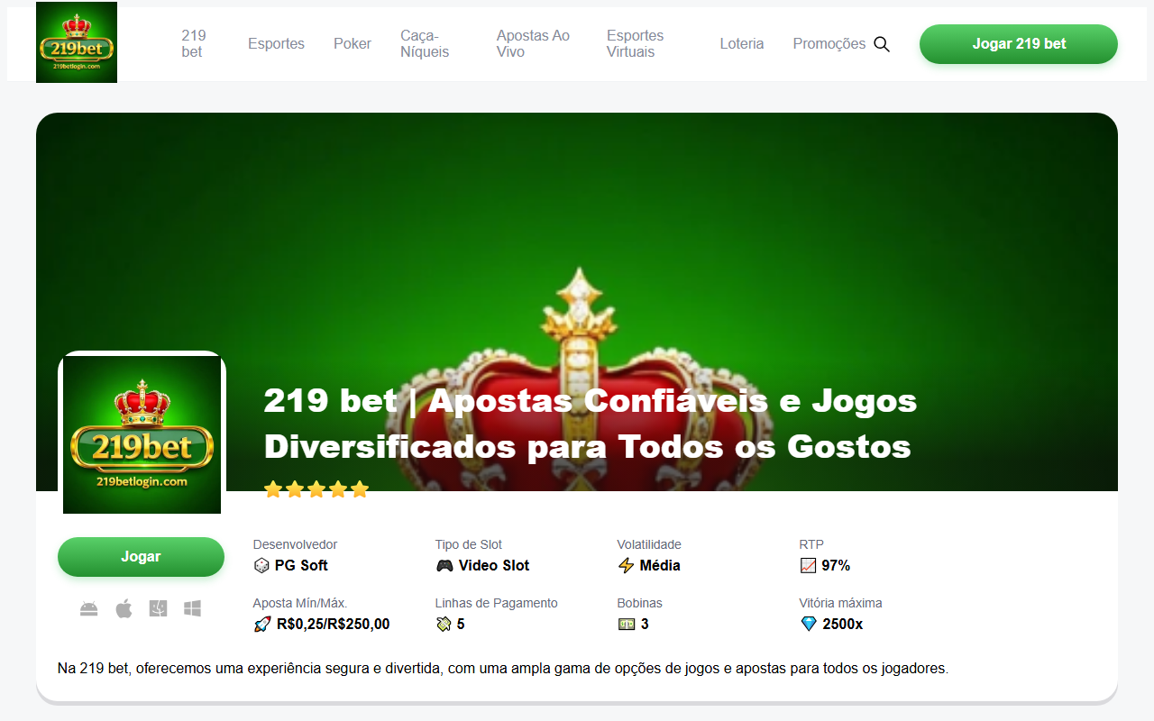 219betlogin.com screenshot
