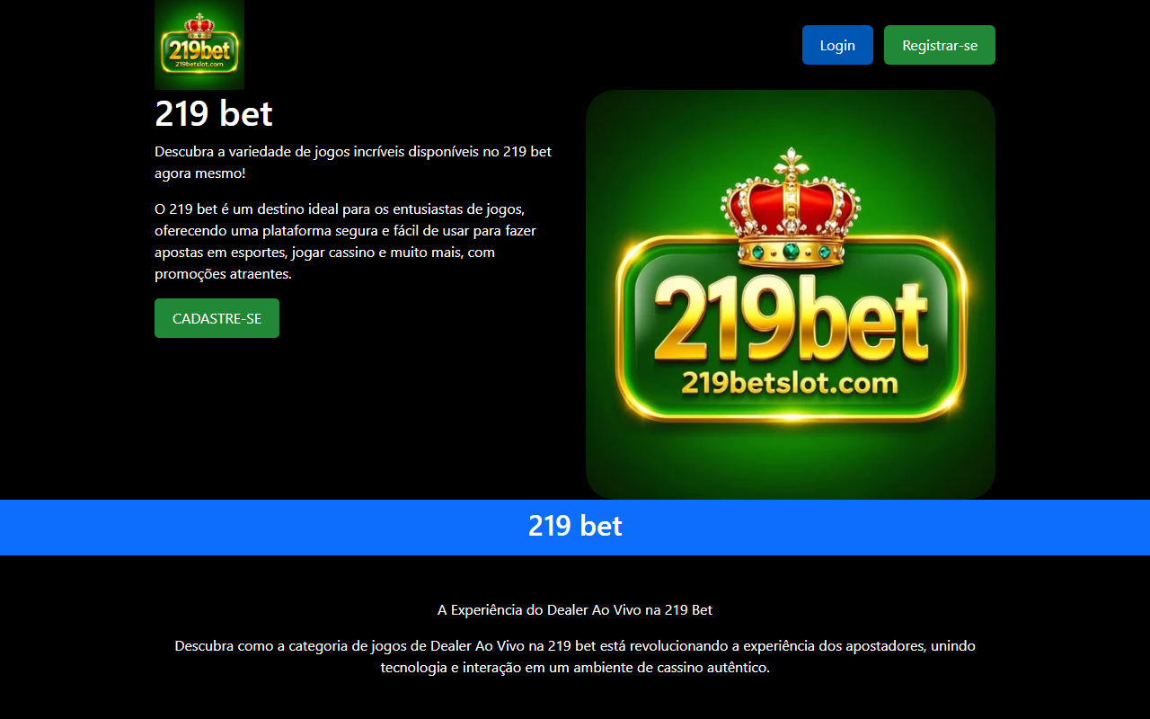 219betslot.com screenshot