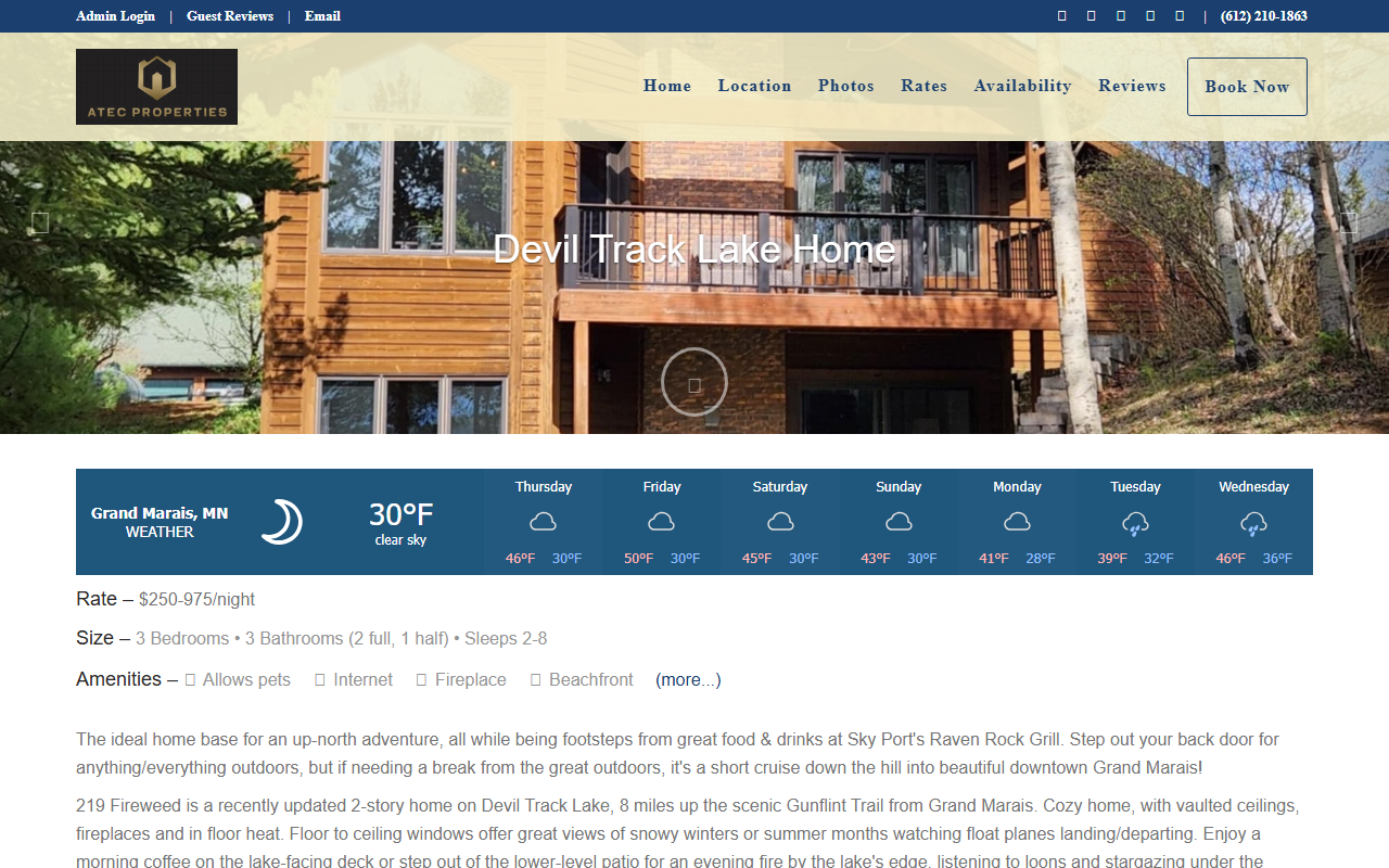 219fireweed.com screenshot