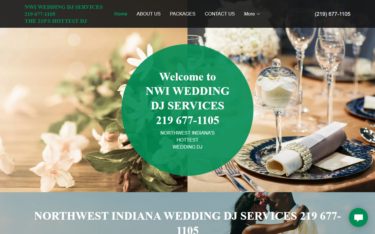 219weddingdj.com screenshot