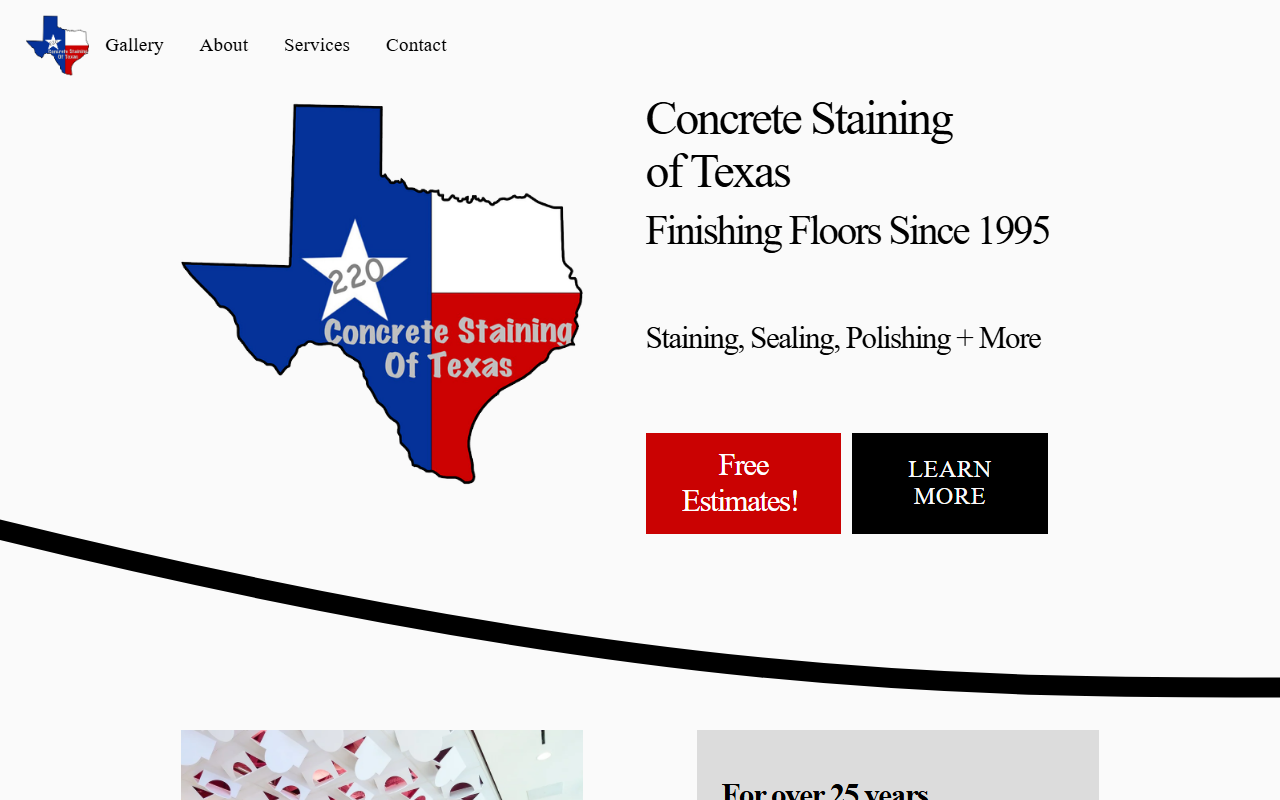 220concretetx.com screenshot