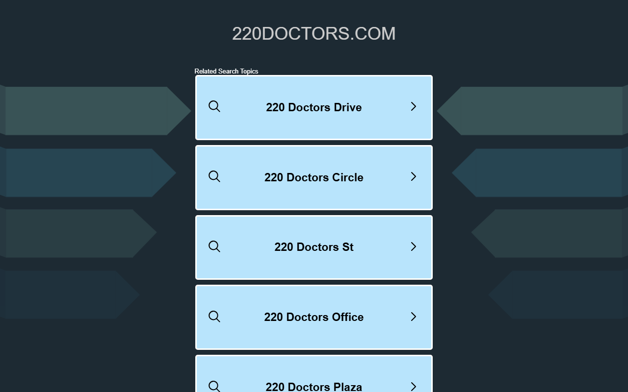 220doctors.com screenshot
