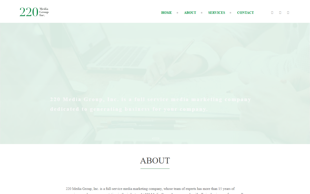 220mediagroup.com screenshot
