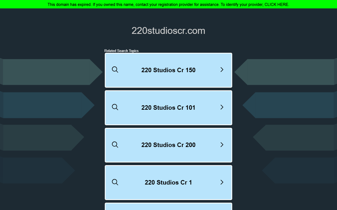 220studioscr.com screenshot