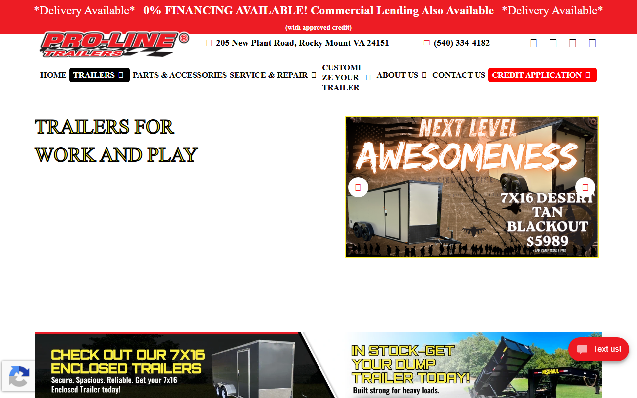 220trailers.com screenshot