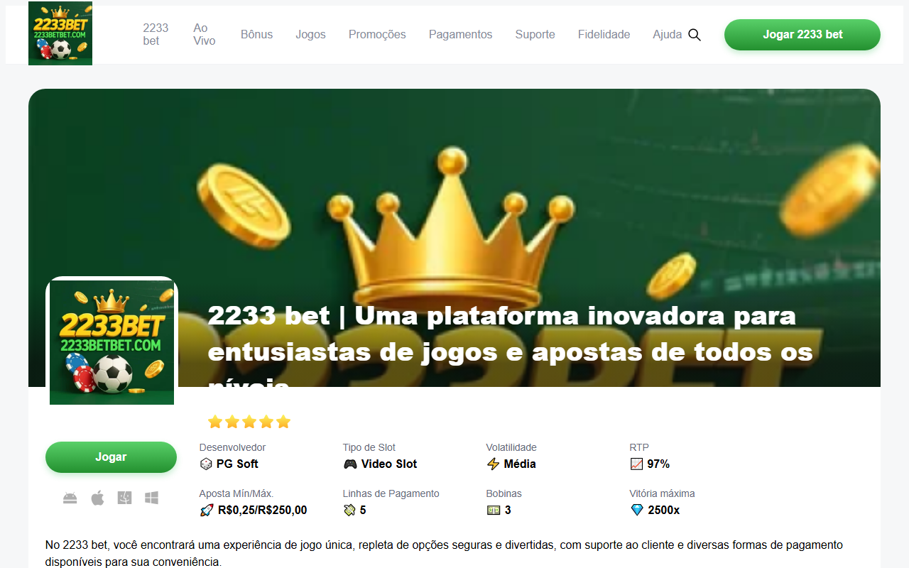 2233betbet.com screenshot