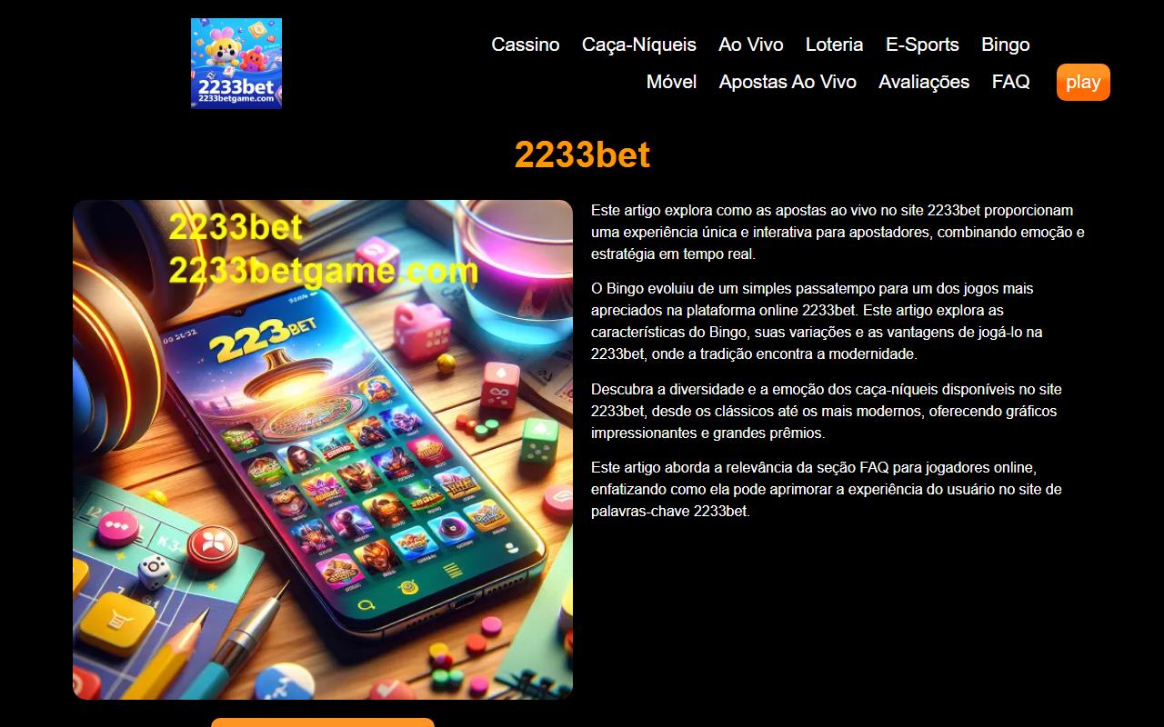 2233betgame.com screenshot