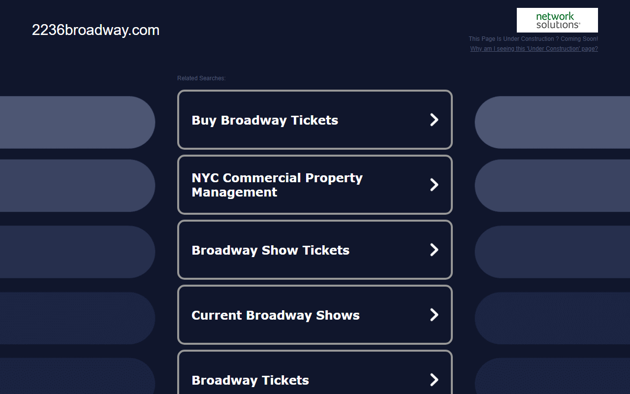 2236broadway.com screenshot