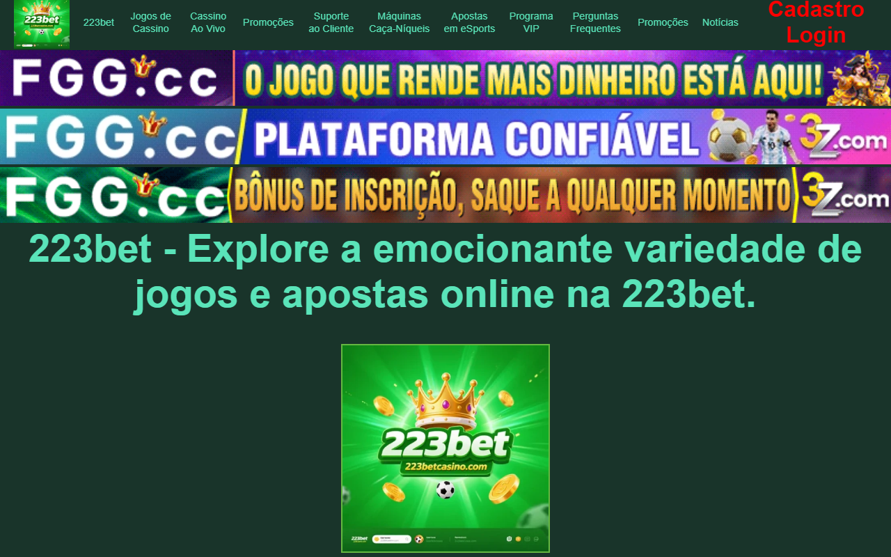 223betcasino.com screenshot