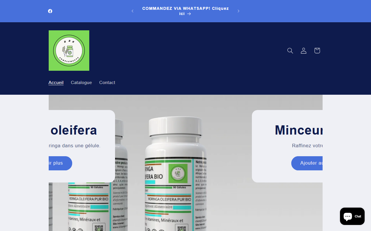 225complements.com screenshot