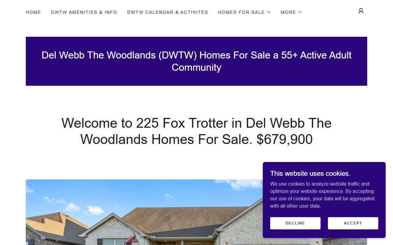 225foxtrotter.com screenshot