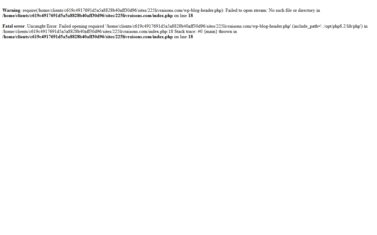 225livraisons.com screenshot