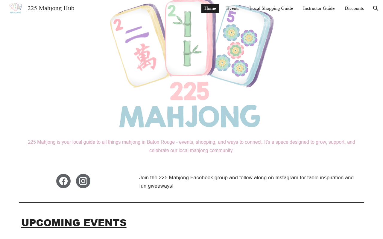 225mahjong.com screenshot