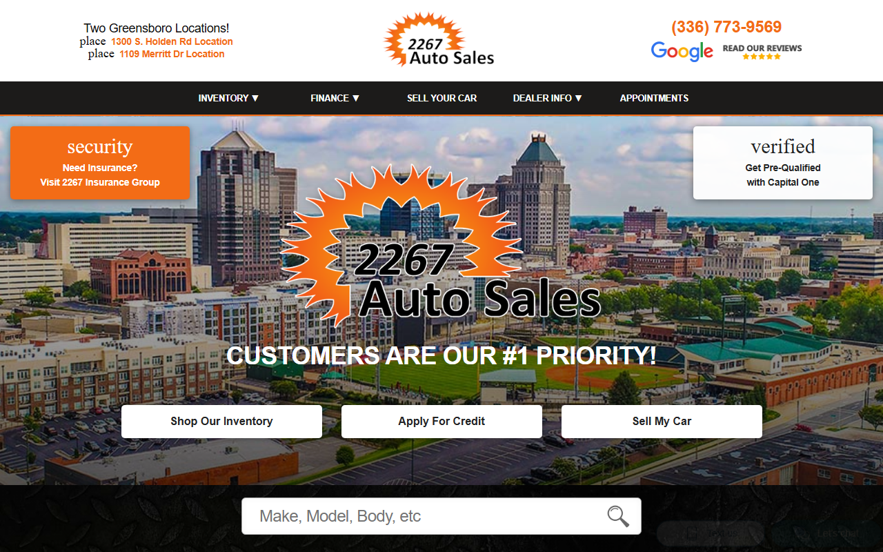2267autosales.com screenshot