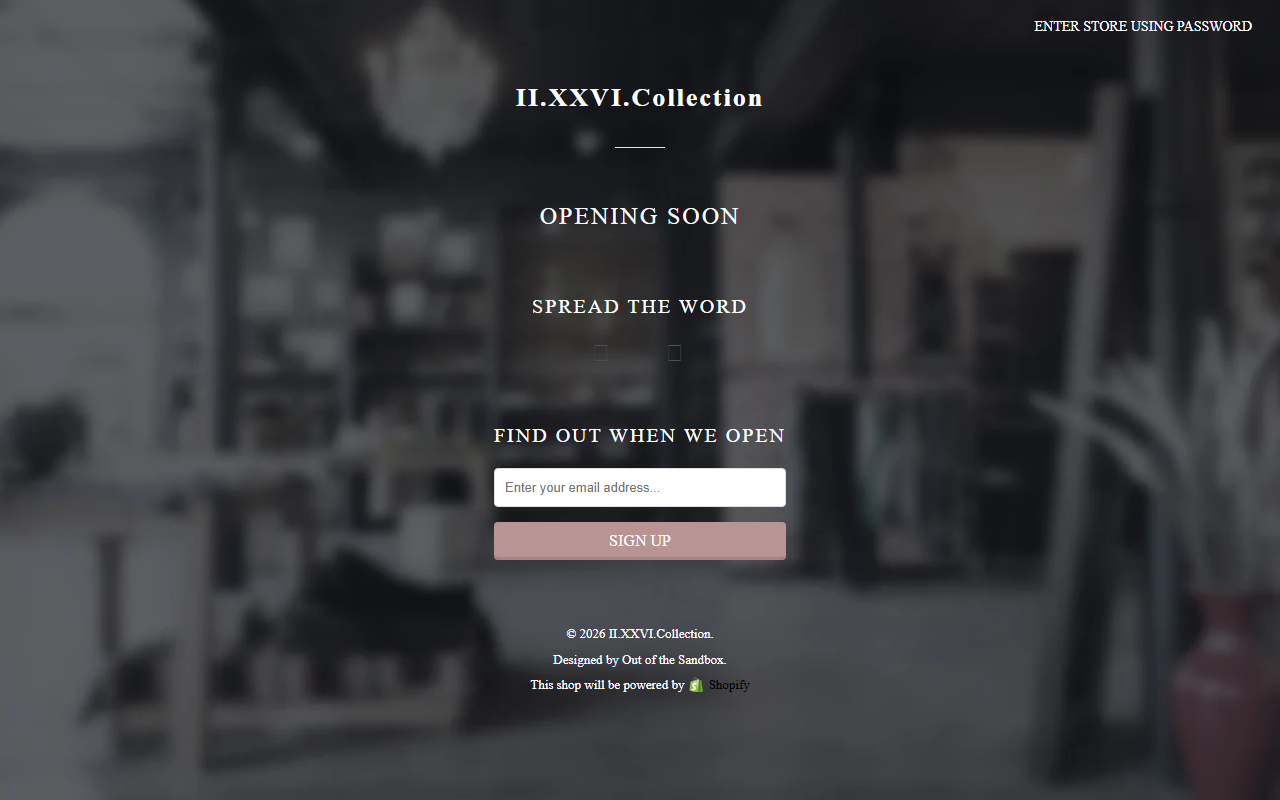 226collection.com screenshot