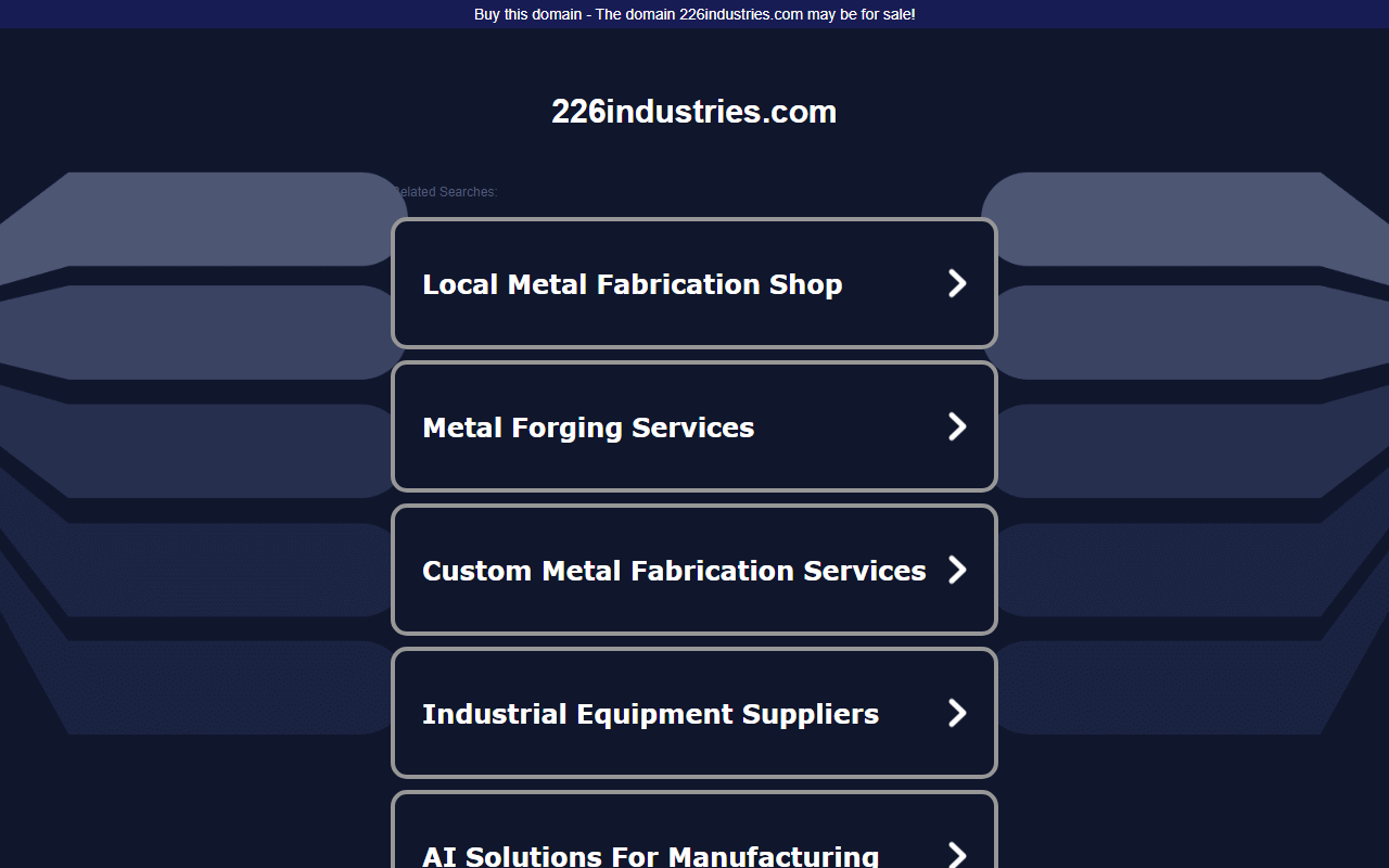 226industries.com screenshot