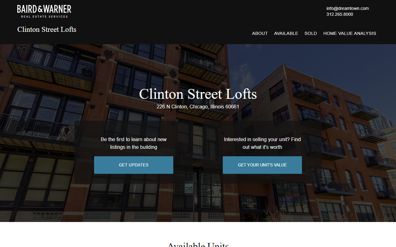 226northclinton.com screenshot