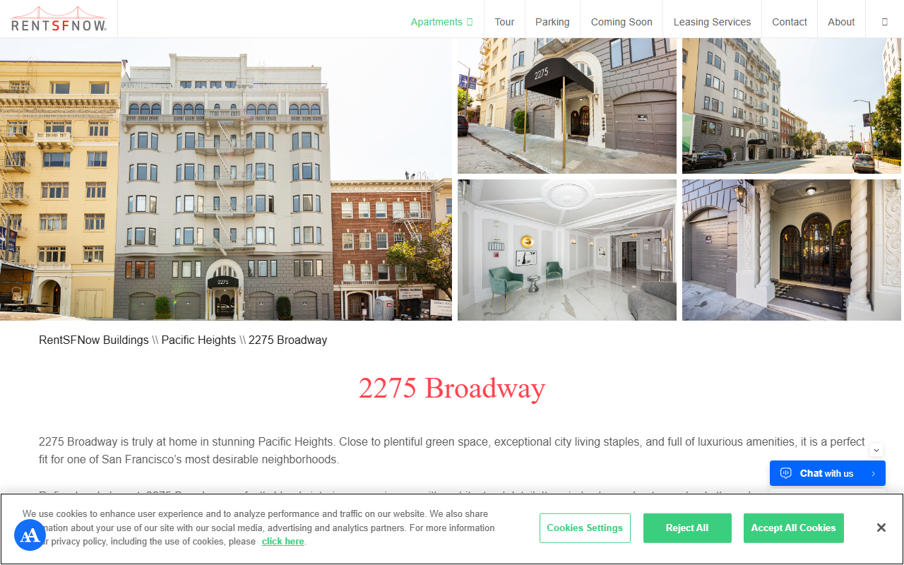 2275broadway.com screenshot
