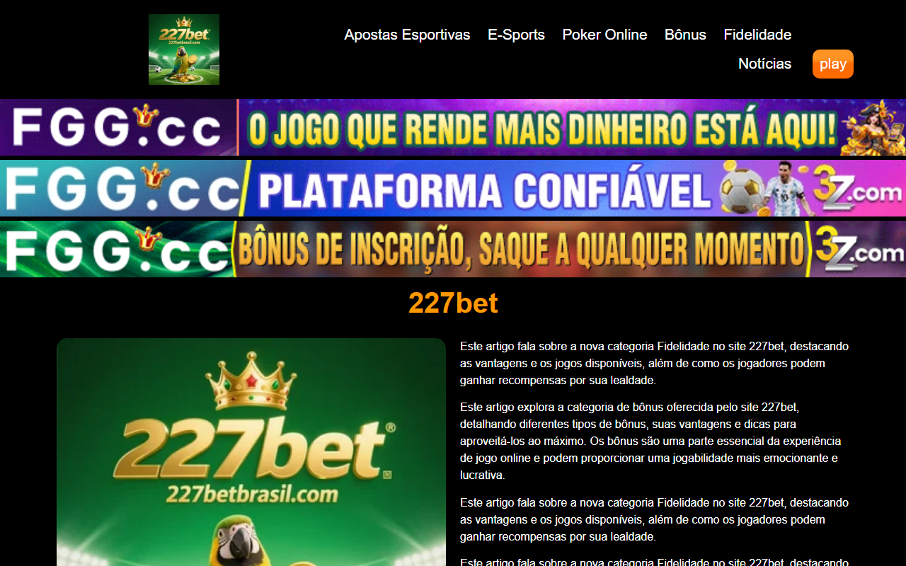 227betbrasil.com screenshot