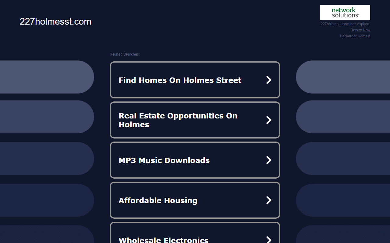 227holmesst.com screenshot