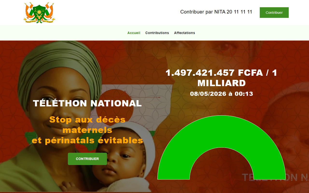 227telethon.com screenshot