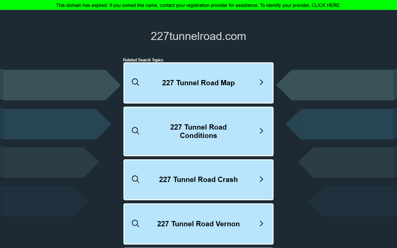 227tunnelroad.com screenshot