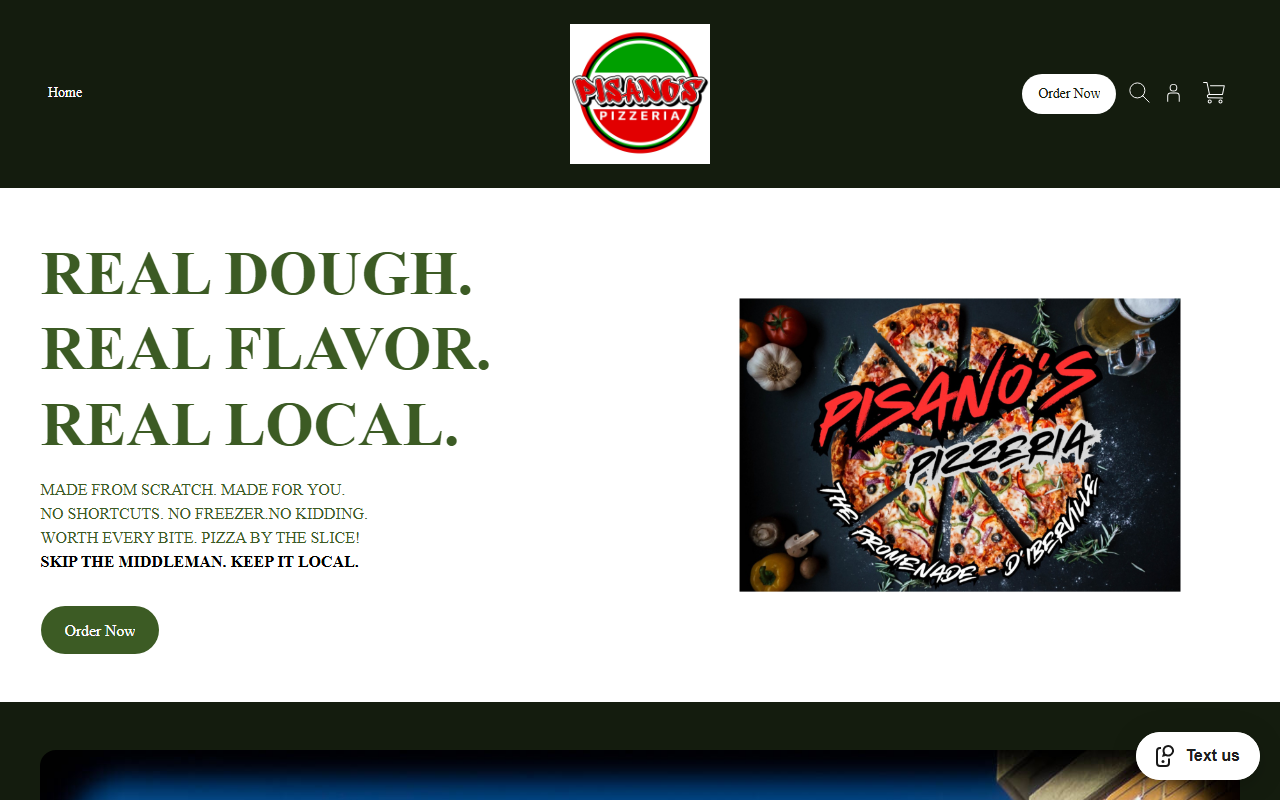 228pizzeria.com screenshot