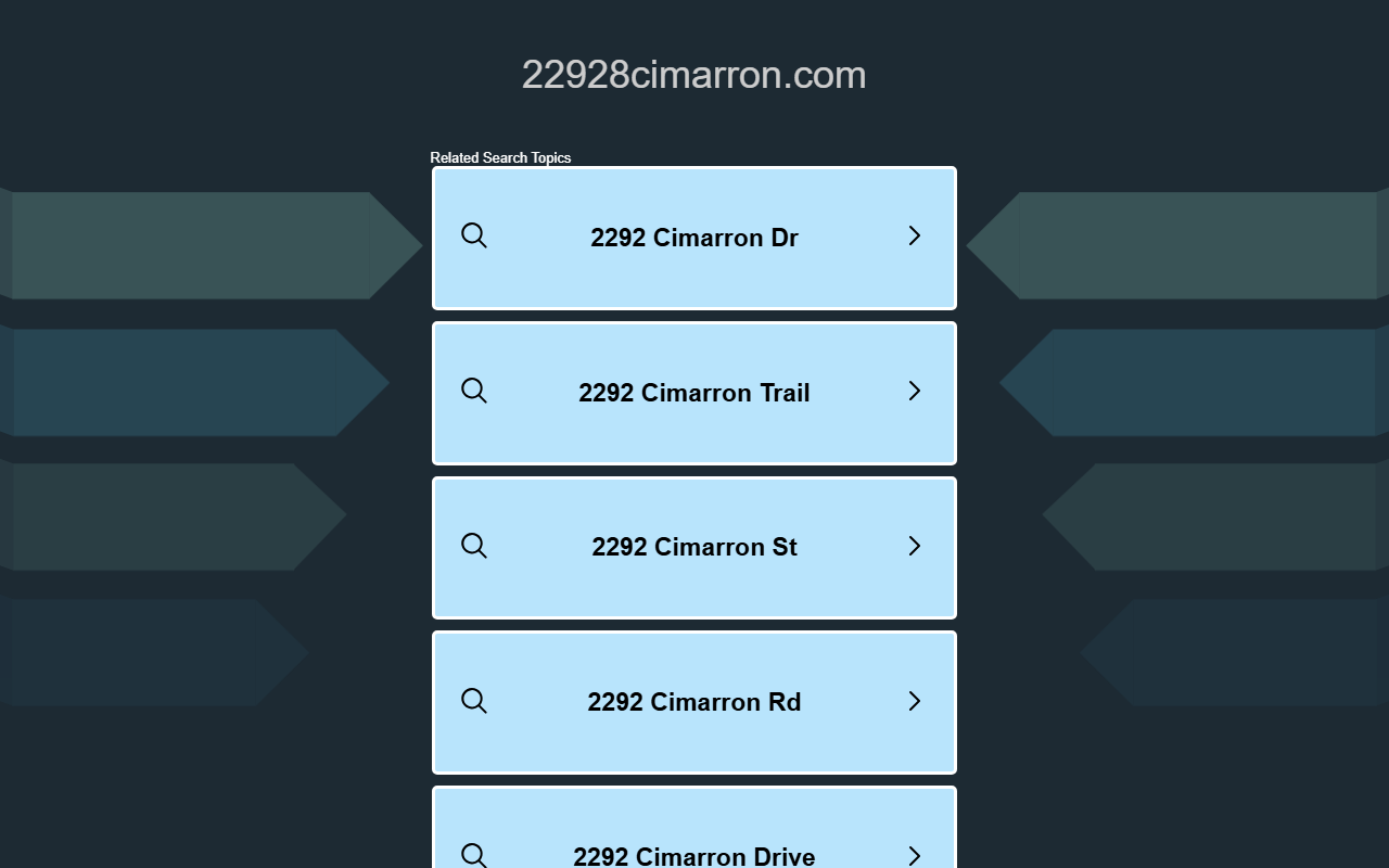 22928cimarron.com screenshot