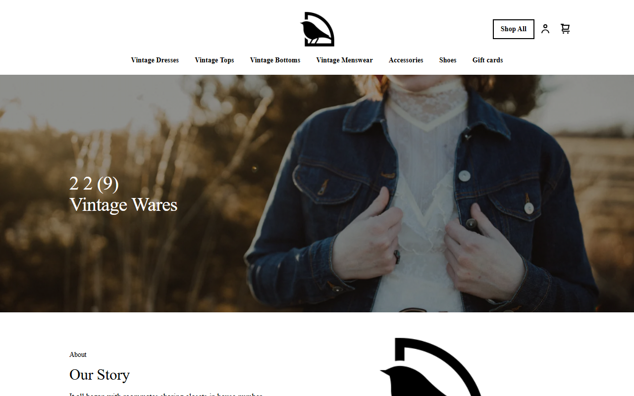 229vintagewares.com screenshot