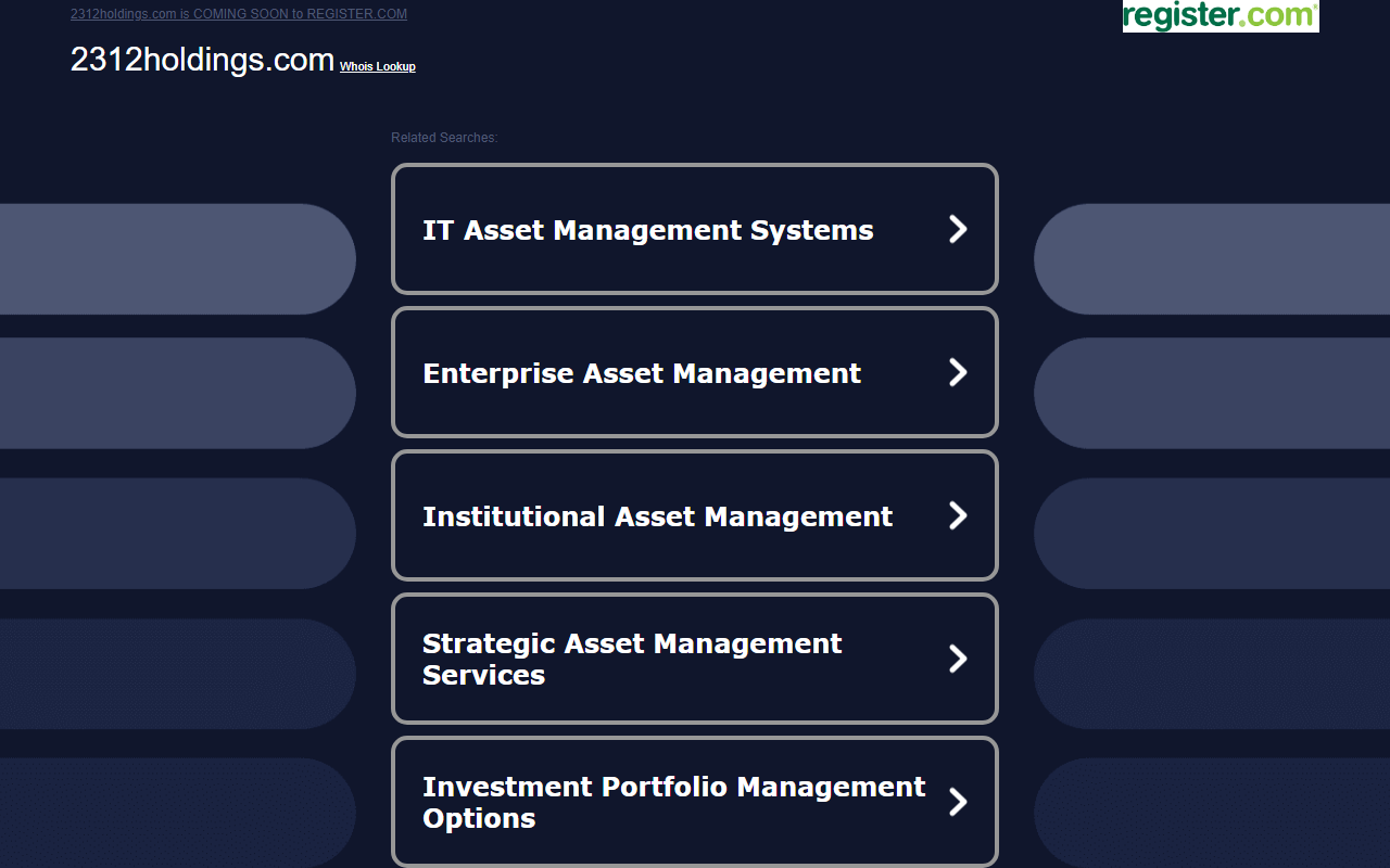 2312holdings.com screenshot