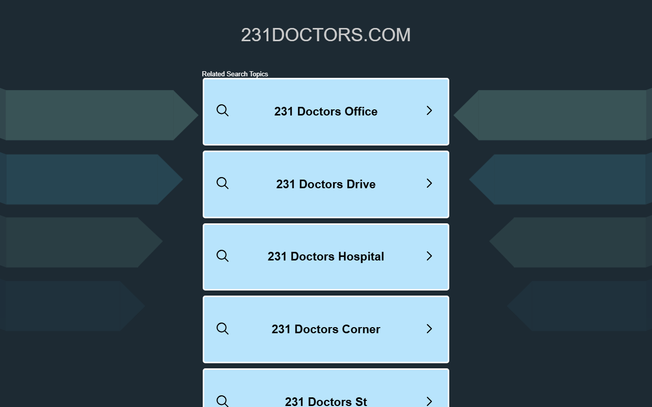 231doctors.com screenshot