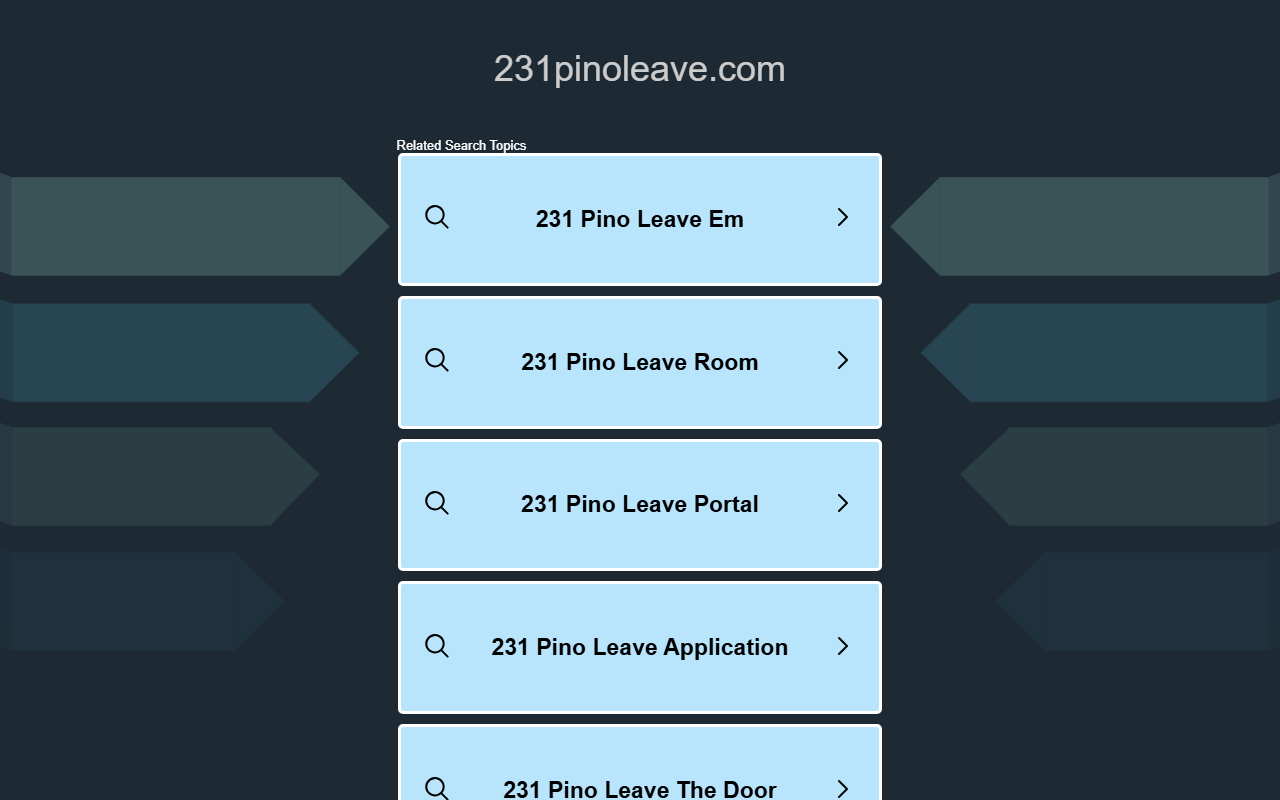 231pinoleave.com screenshot