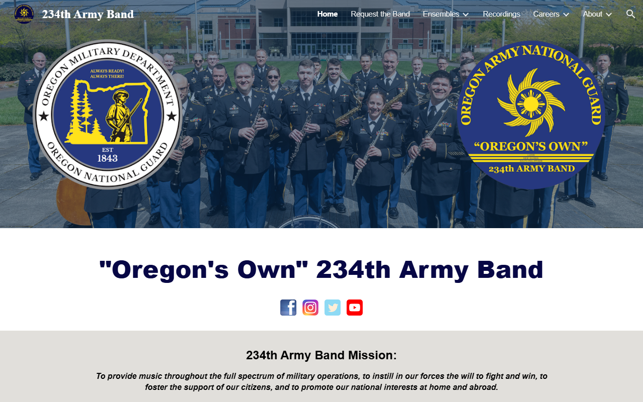 234armyband.com screenshot