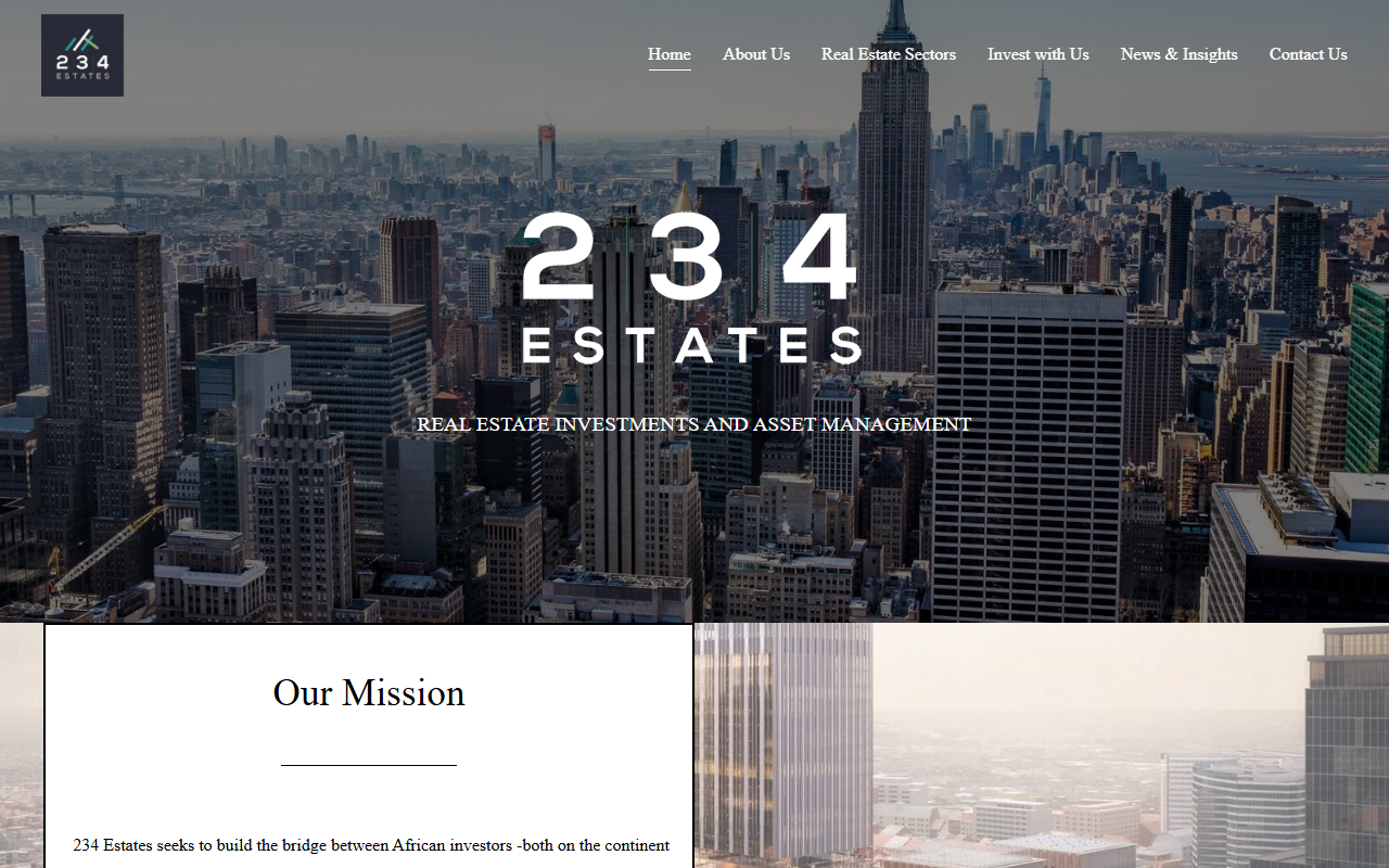 234estates.com screenshot
