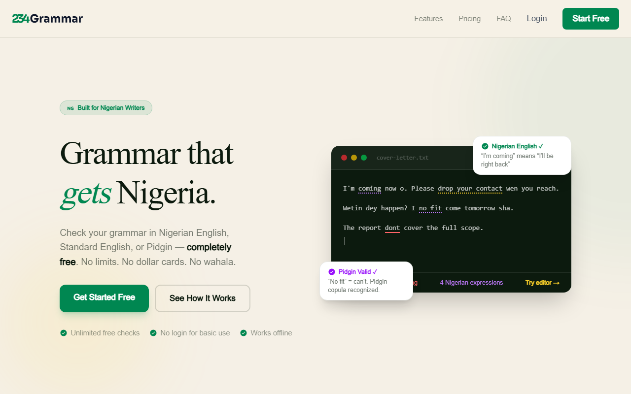 234grammar.com screenshot