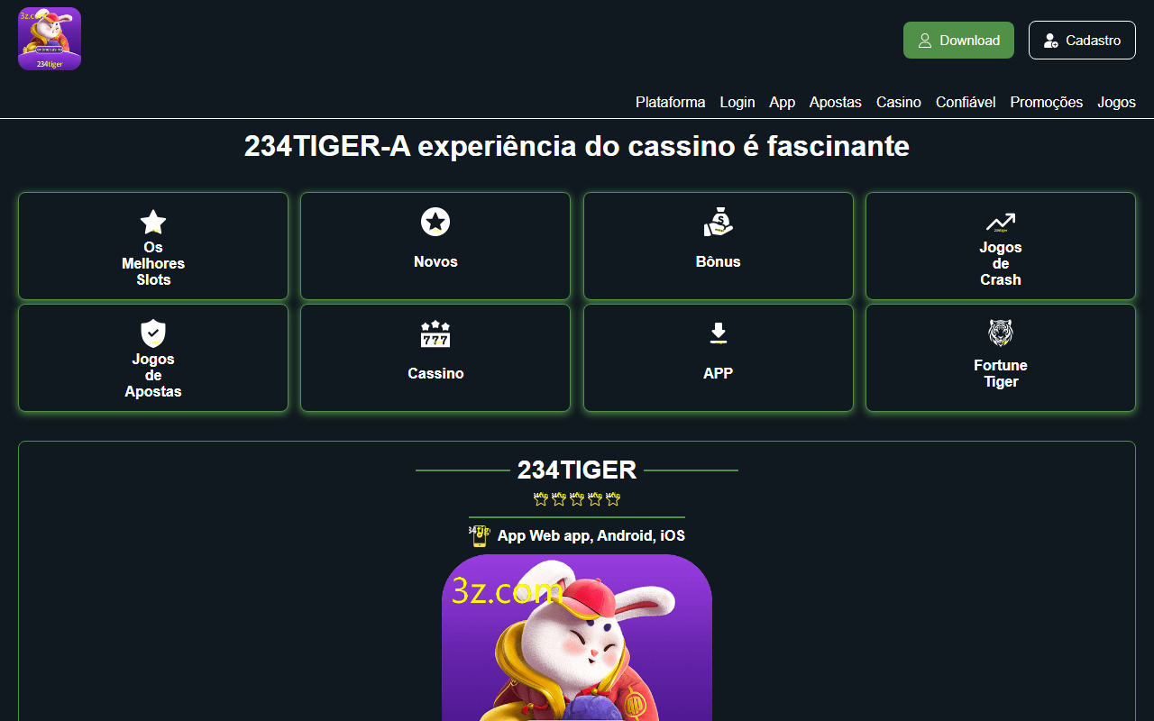 234tiger-xx.com screenshot